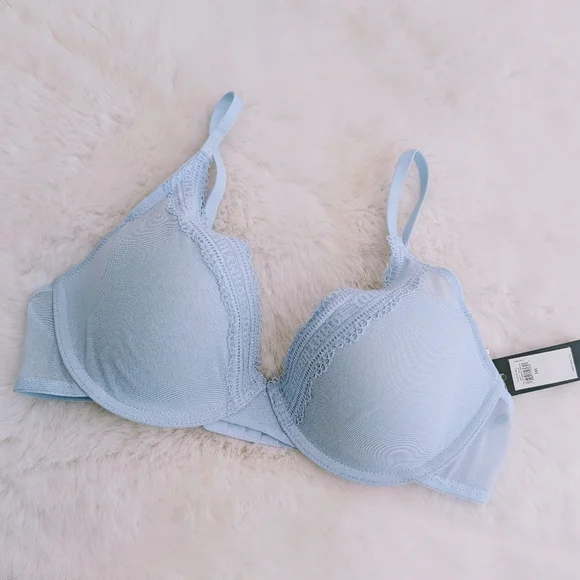 TOMMY HILFIGER HIGH APEX UNDER WIRE MESH BRA SIZE 36C - Picture 2 of 4